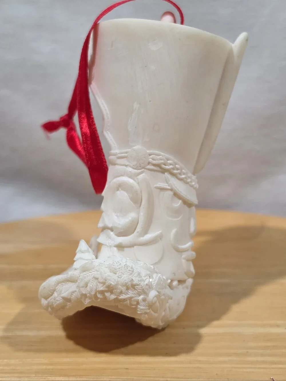 Vintage 1998 Artist Signed Nutcracker Christmas Ornament Winter Scene